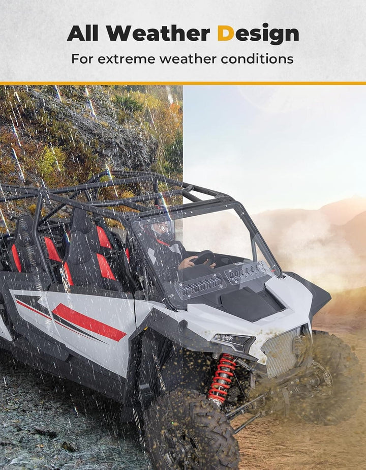Fender Flares 8.5" Extended Mud Flaps for 2024-2025 Polaris RZR XP 4 1000 (4PCS) - Kemimoto