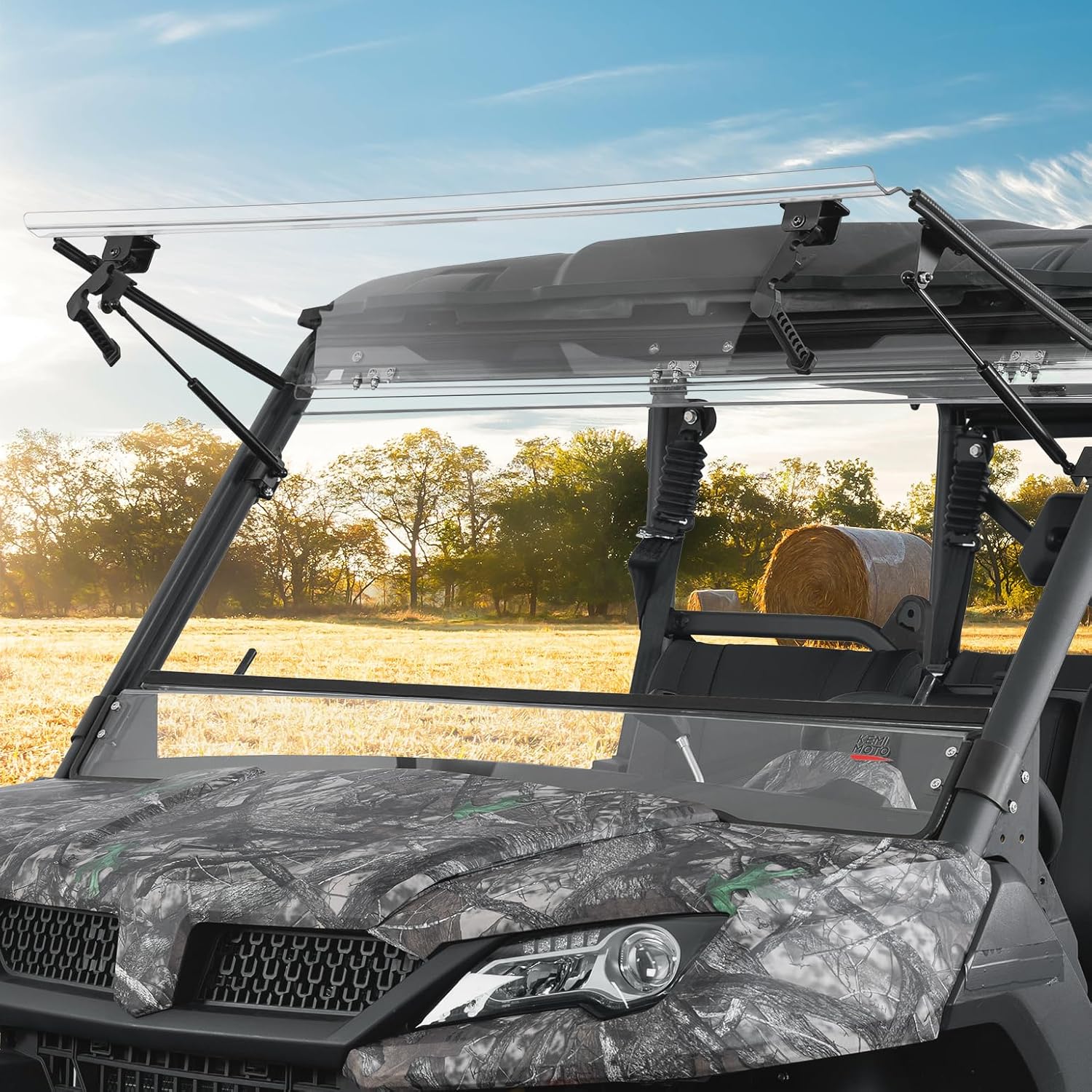 2-IN-1 Flip Windshield for CFMOTO UForce 1000 / 1000XL