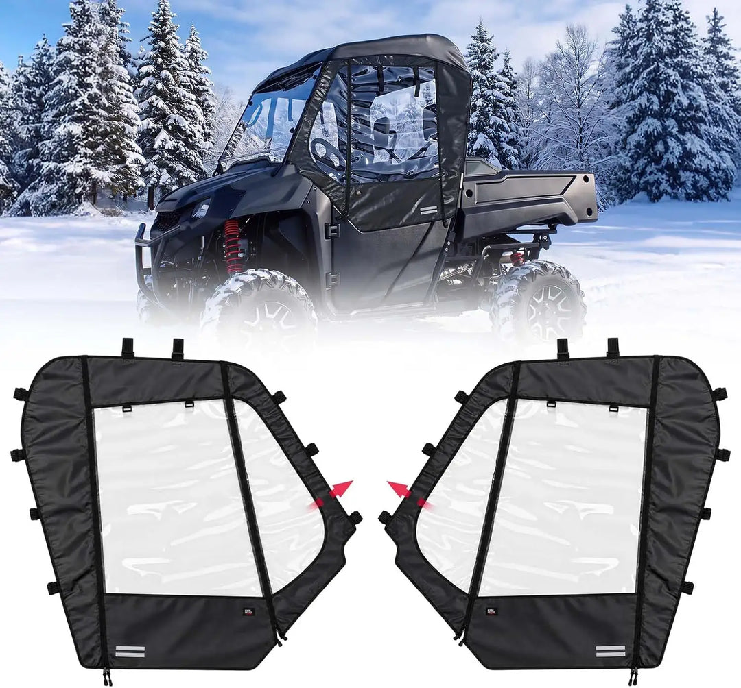 KEMIMOTO Soft Upper Doors Compatible with Honda Pioneer 700 2014-2025