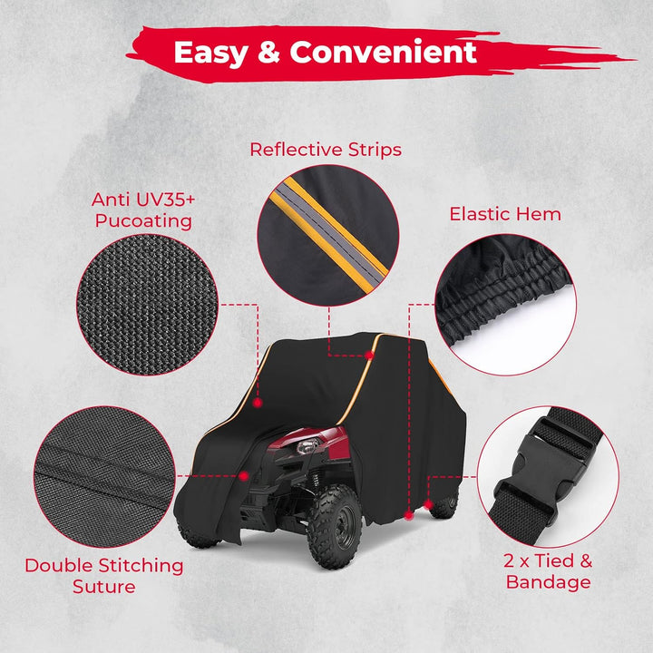 UTV Rain Sun Dust Storage Cover for Polaris Ranger RZR