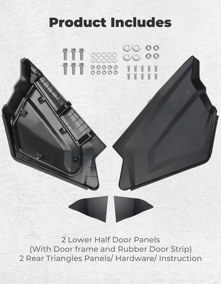 Plastic Lower Doors Inserts for CFMOTO ZForce 950