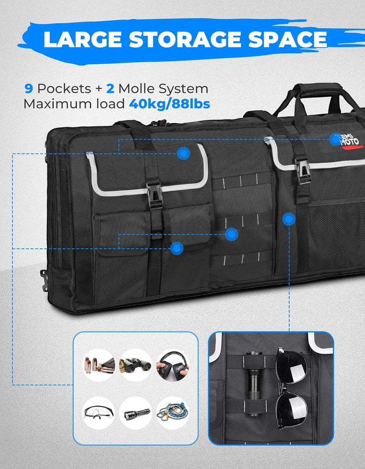 UTV Double Gun Holder Tool Rack for Hunting Gear