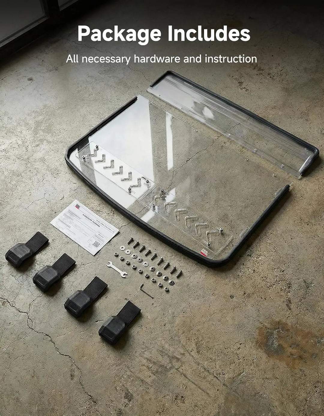 Vented Full Windshield For Can-Am Commander Maverick Sport Trail  (2018–2026)