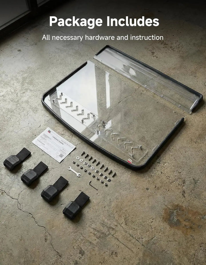 Vented Full Windshield For Can-Am Commander Maverick Sport Trail  (2018–2026)