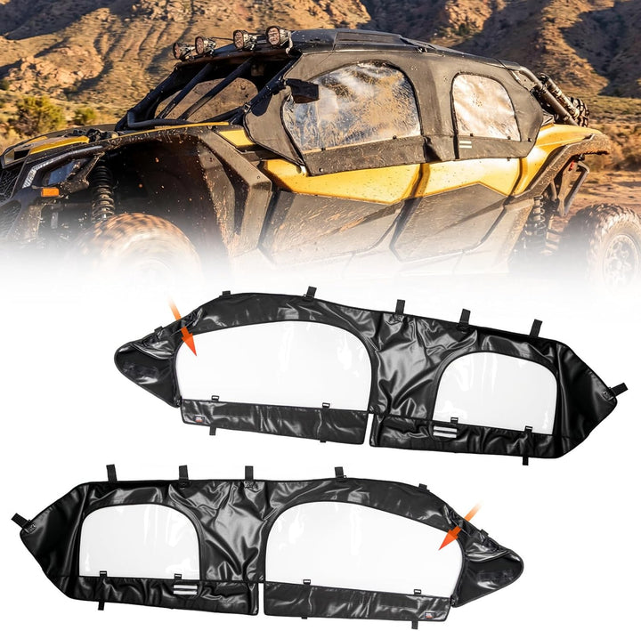 Soft Cab Enclosure Upper Doors for Can-Am Maverick X3 MAX