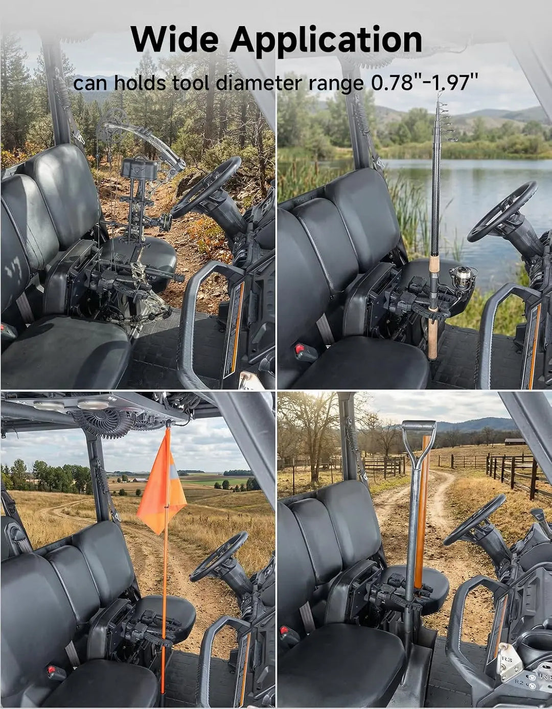 UTV Under Seat Hunting Tool Holder Gear For Defender|Ranger