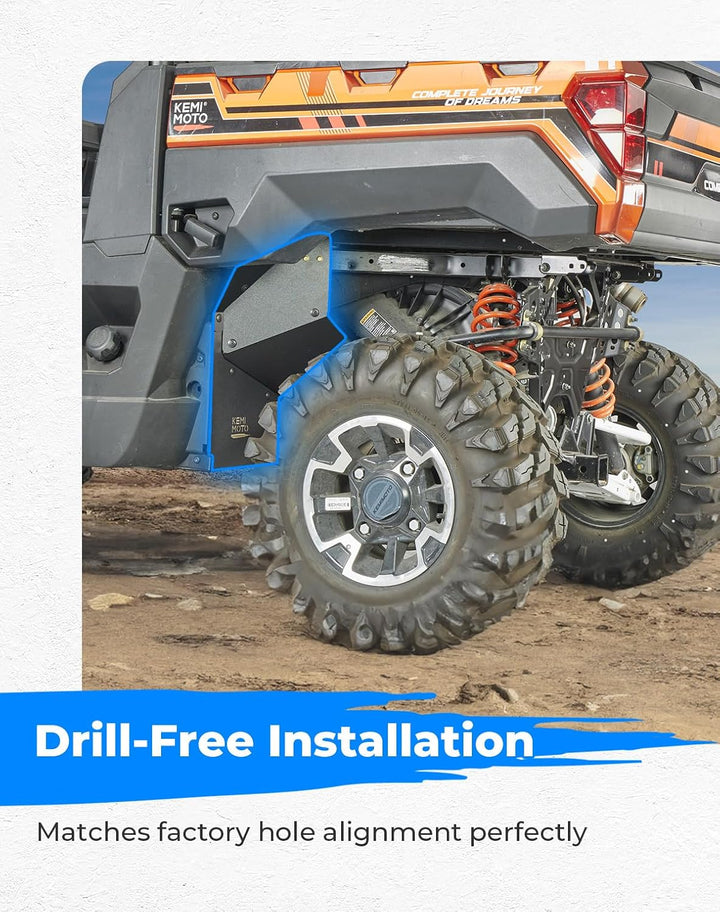 Fender Flares for Ranger XP 1000 / Crew (2018-2024) 1 Pair