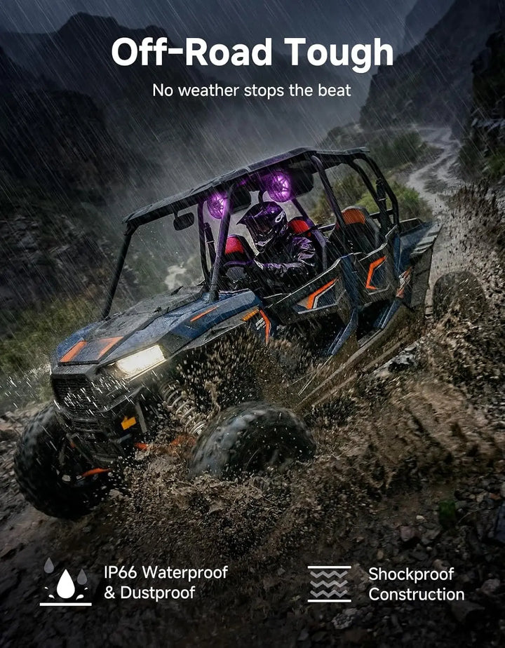 KP6 6.5" Universal Tower Speakers for UTV, ATV & Marine