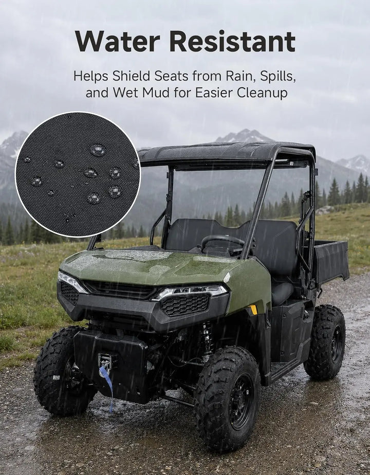 UTV Seat Covers with Storage Pockets for Polaris Ranger 500 2026+