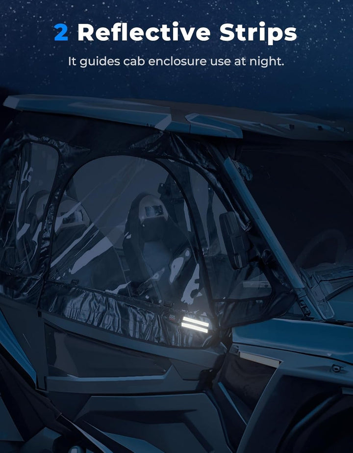 Soft Upper Door Cab Enclosure Set for RZR XP 1000 2014-2023