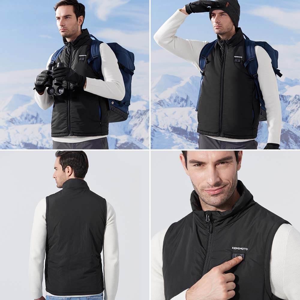 Classs Heated Vest Black - KEMIMOTO