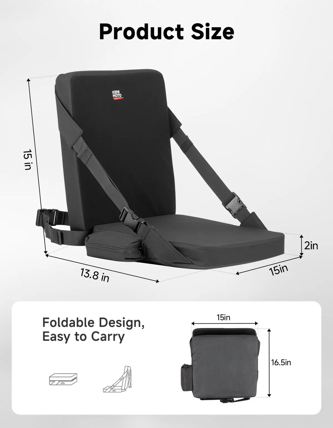Heated Hunting Seat Cushion with 10000mAh Battery