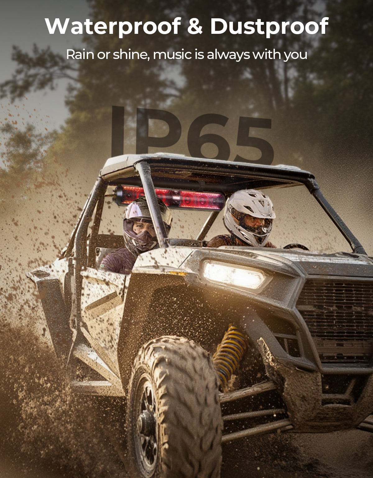 RGB UTV Soundbar, 28 Inch SXS Speaker for 1.56