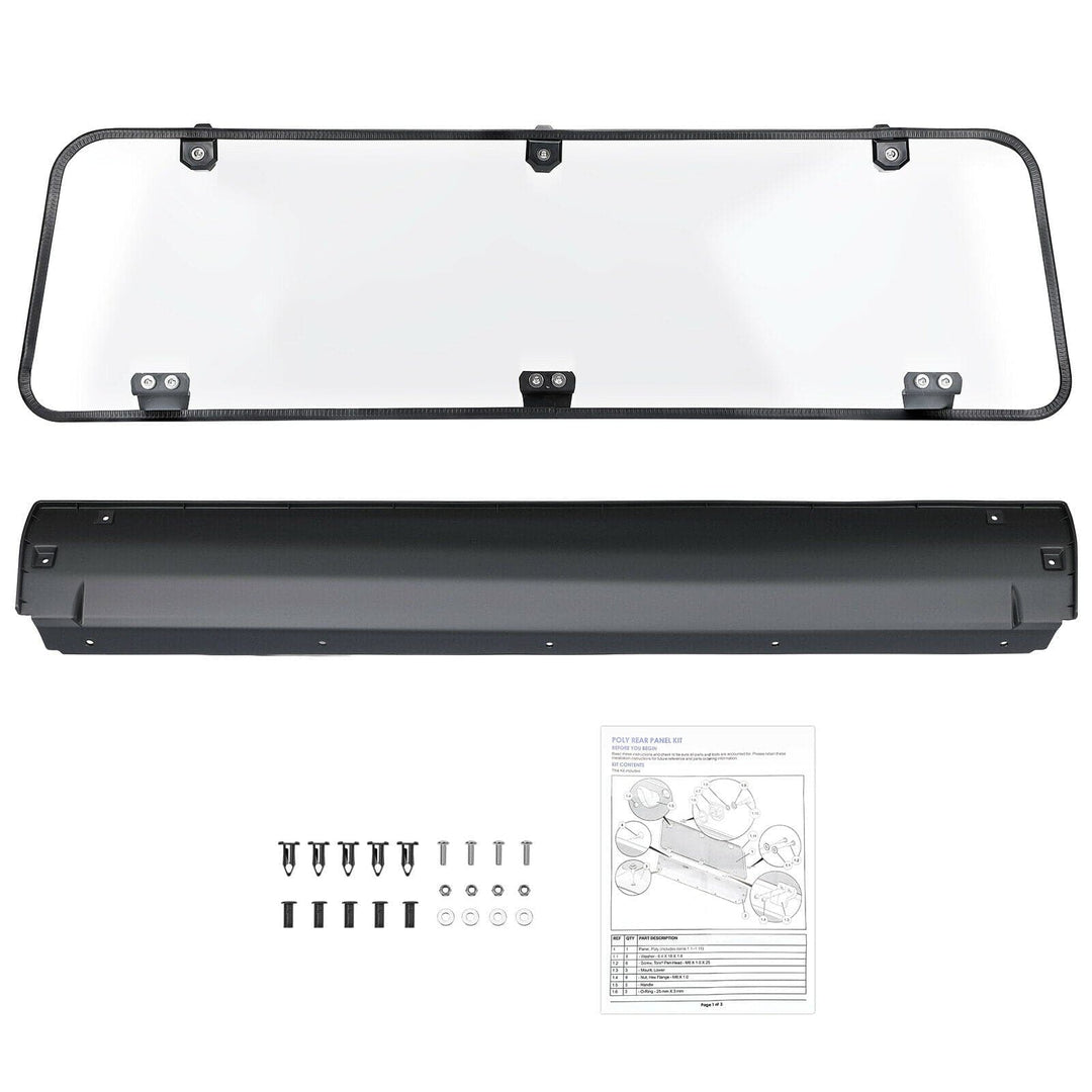 UTV Rear Window Windshield Clear for Polaris General 1000 / 4 2016-2022 - KEMIMOTO