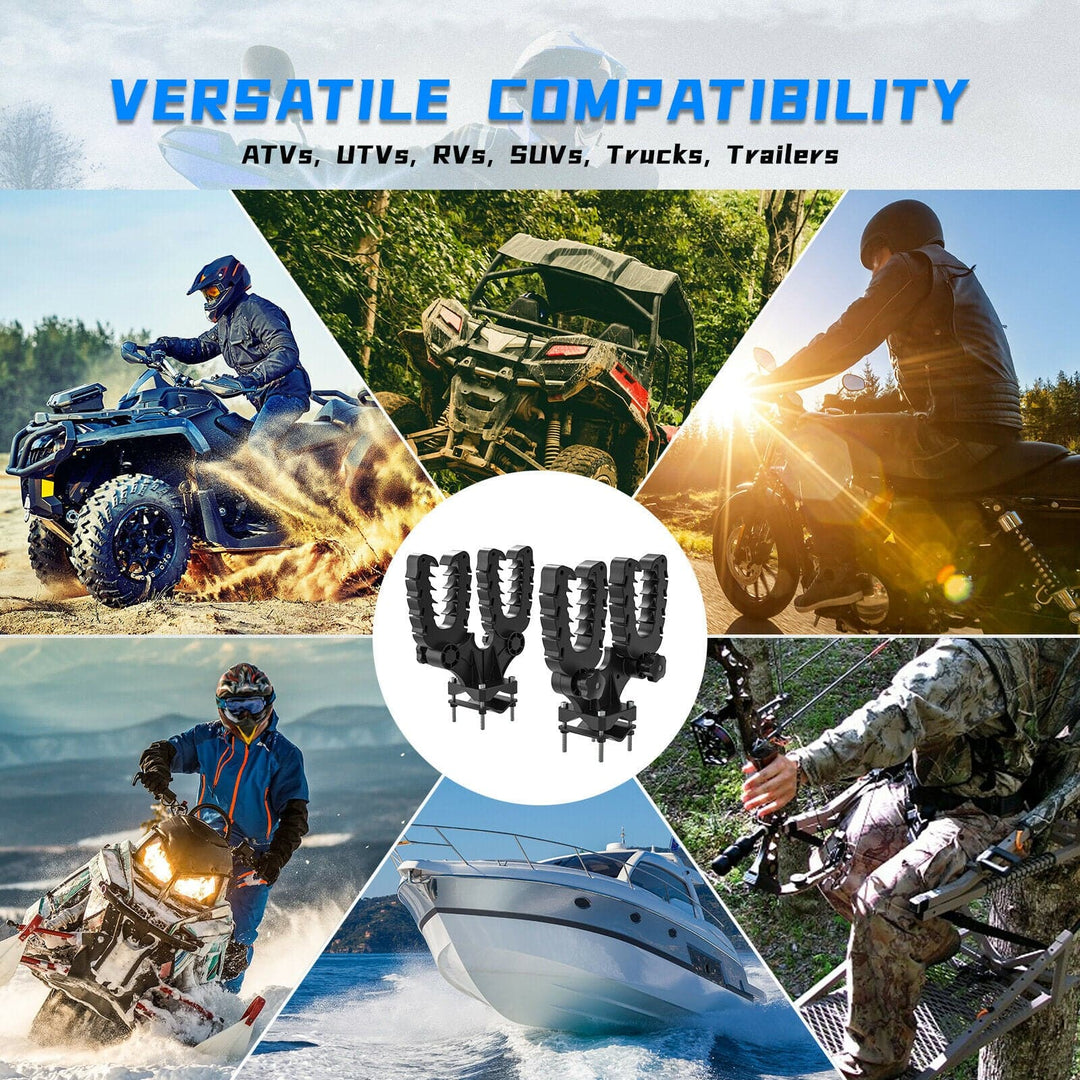 UTV ATV  U-bracket Mount Grip - KEMIMOTO