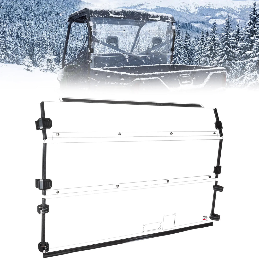 Hard-Coated Scratch-Resistant Rear Windshield for Polaris Ranger 570 Full Size / 800 / 800 XP / Crew2012-2025