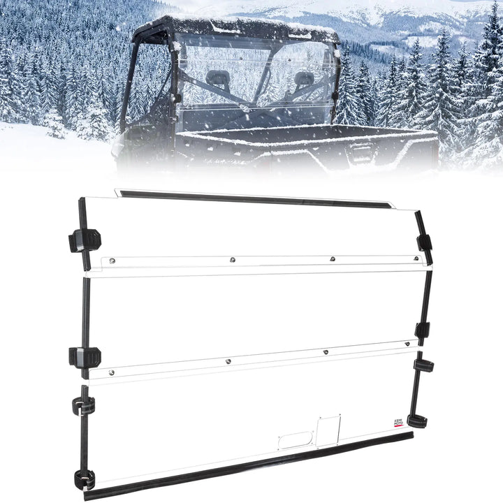 Hard-Coated Scratch-Resistant Rear Windshield for Polaris Ranger 570 Full Size / 800 / 800 XP / Crew2012-2025