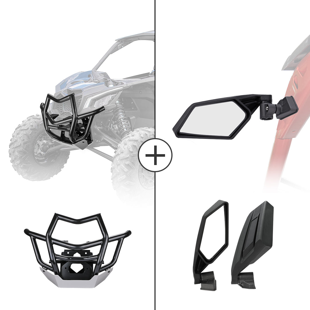 Front Bumpers & Side Mirrors for Can-Am Maverick X3