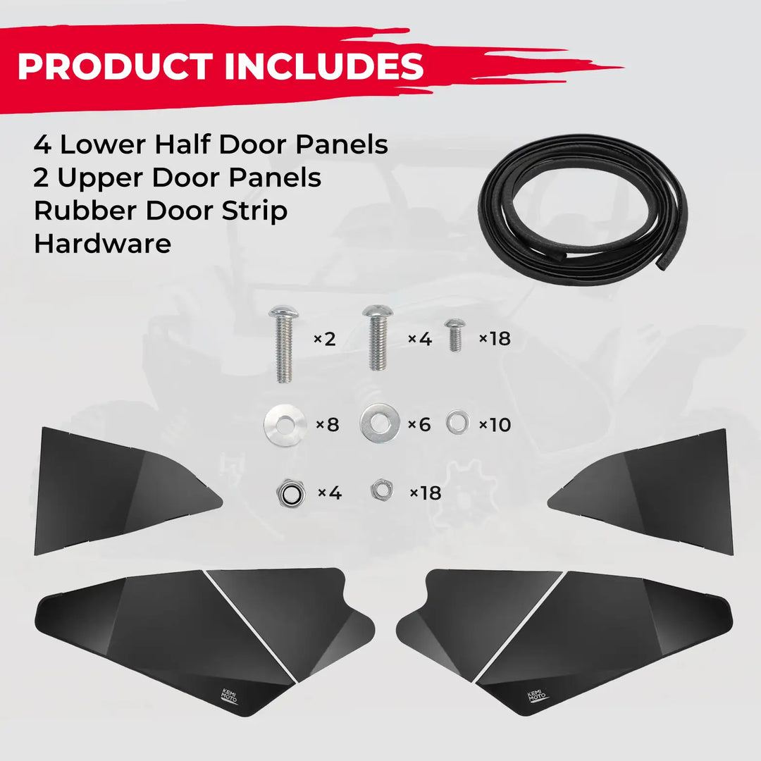 Aluminum Lower Doors Inserts for CFMOTO ZForce 950