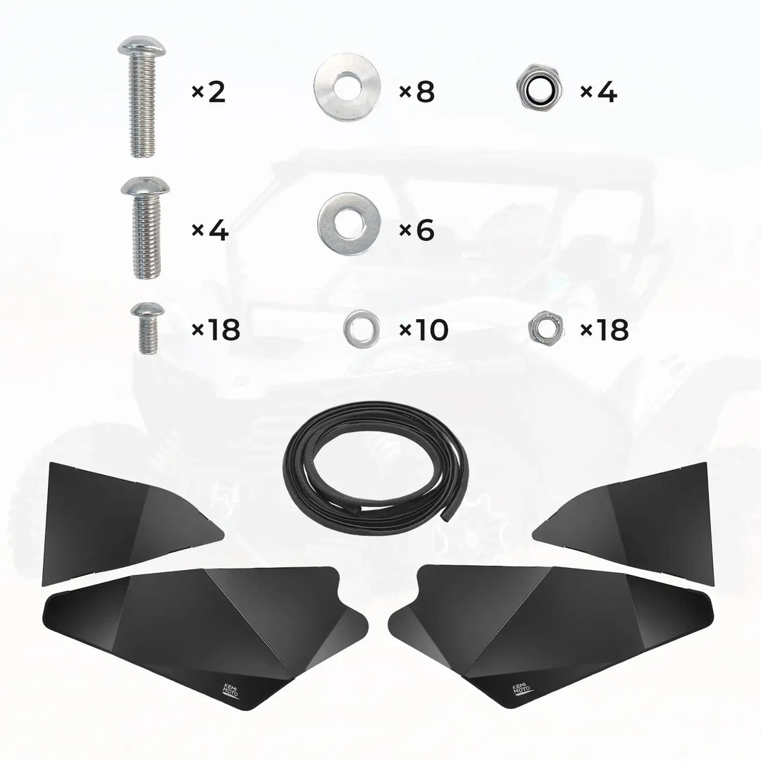 Aluminum Lower Doors Inserts for CFMOTO ZForce 950
