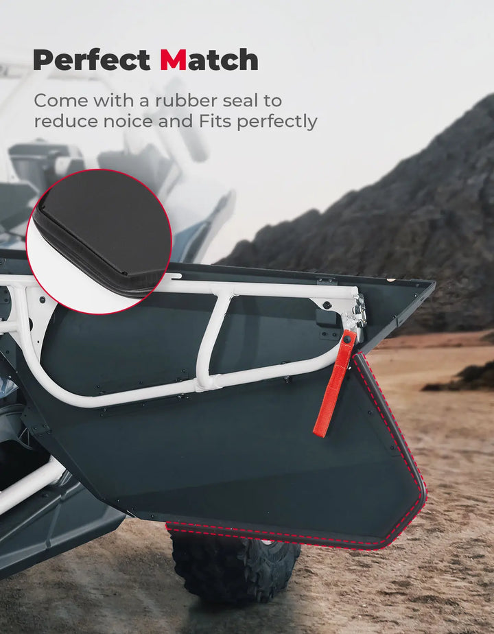 Set of Aluminum Front Full Doors for Can-Am Maverick X3 and X3 Max