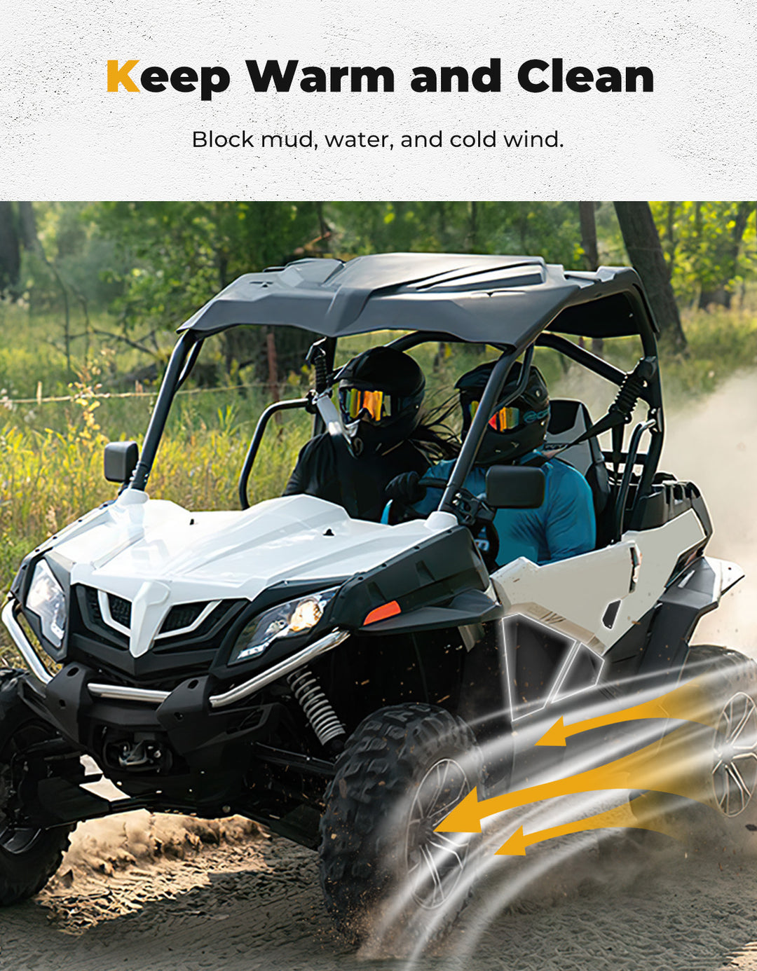 Lower Doors Inserts for CFMOTO ZForce 500 | 800 | 1000