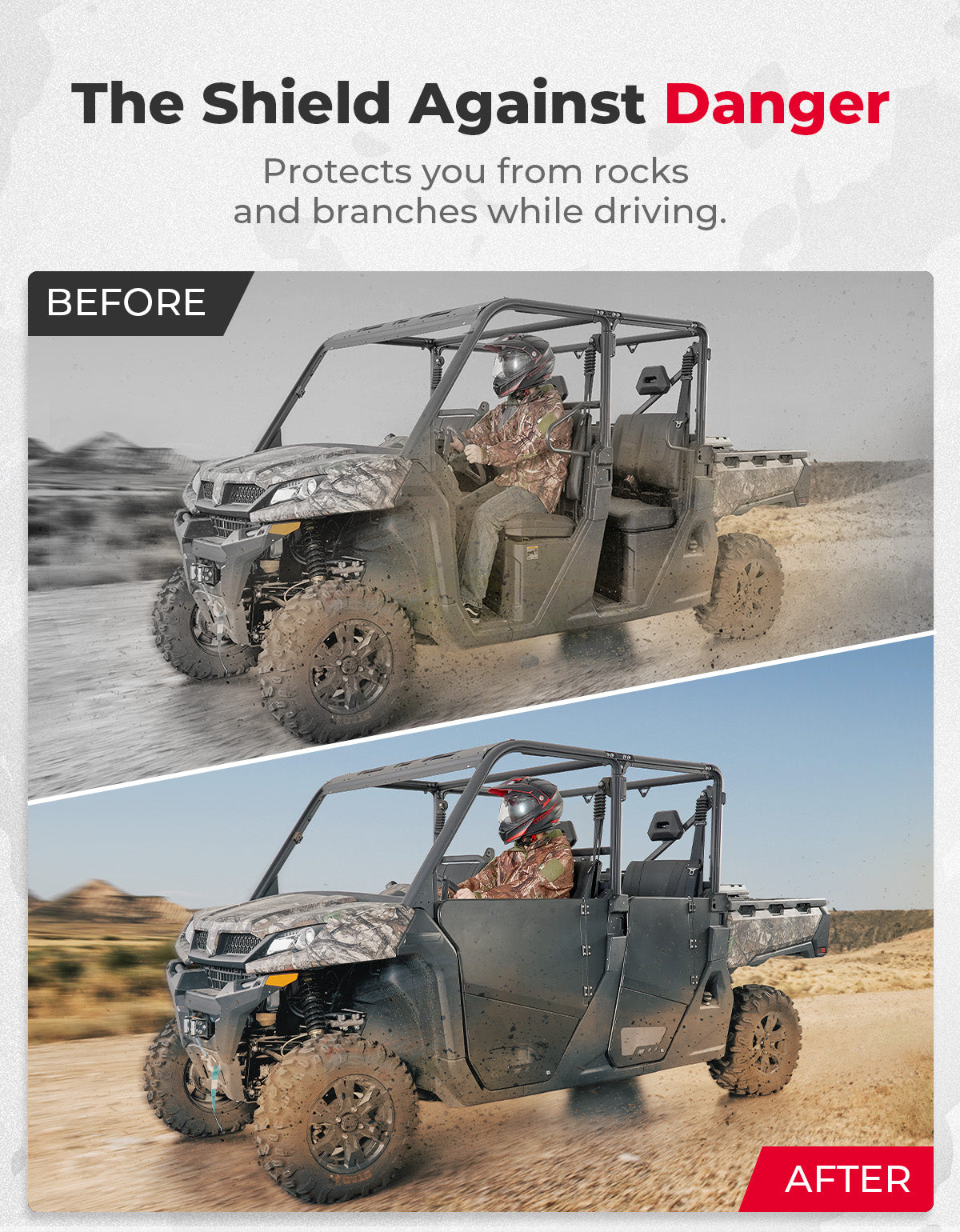 CFMOTO Uforce 1000XL 2022-2025 Half Doors – CA Kemimoto