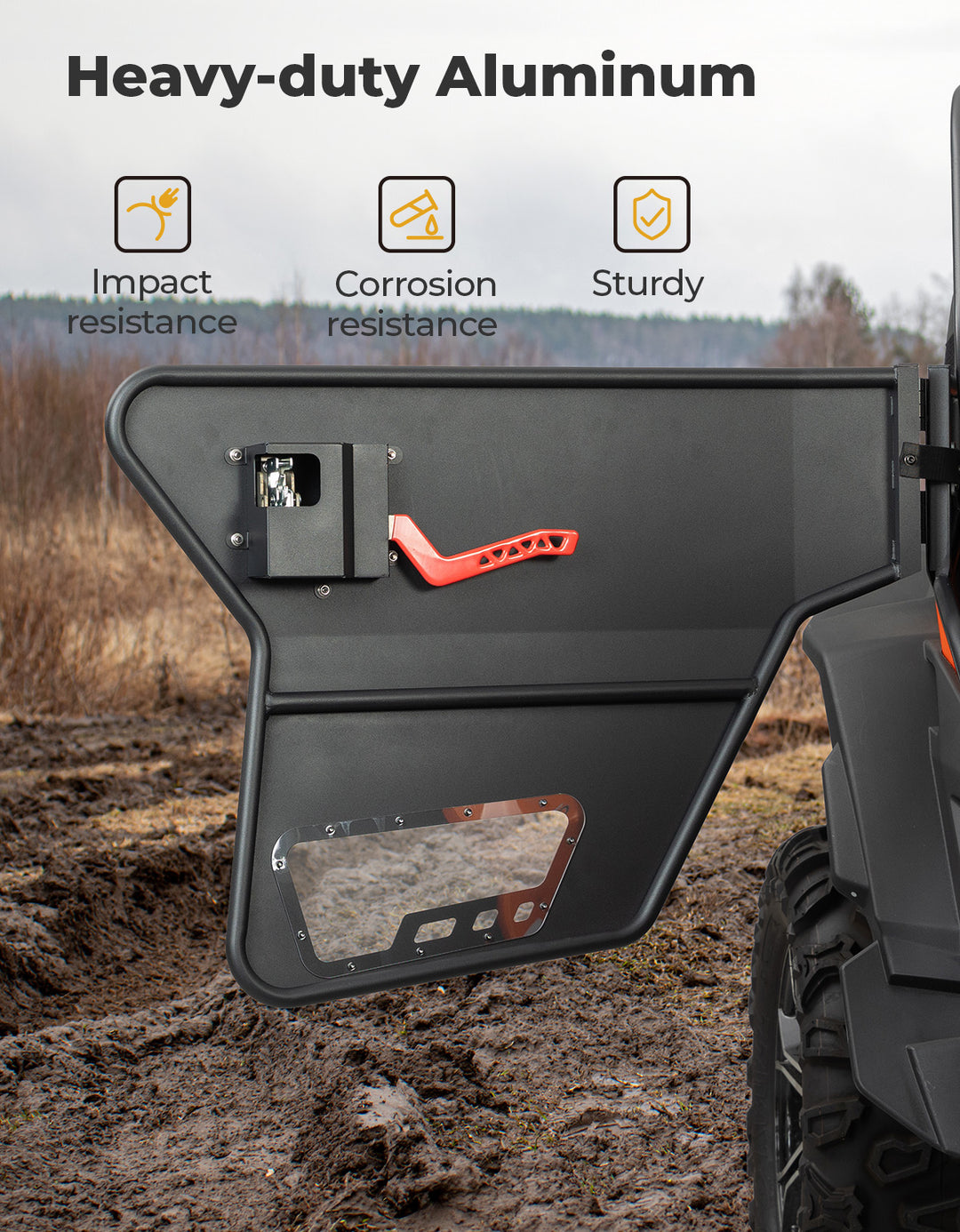 Heavy-duty Aluminum Doors for CFMOTO ZFORCE 500 | 800 | 1000