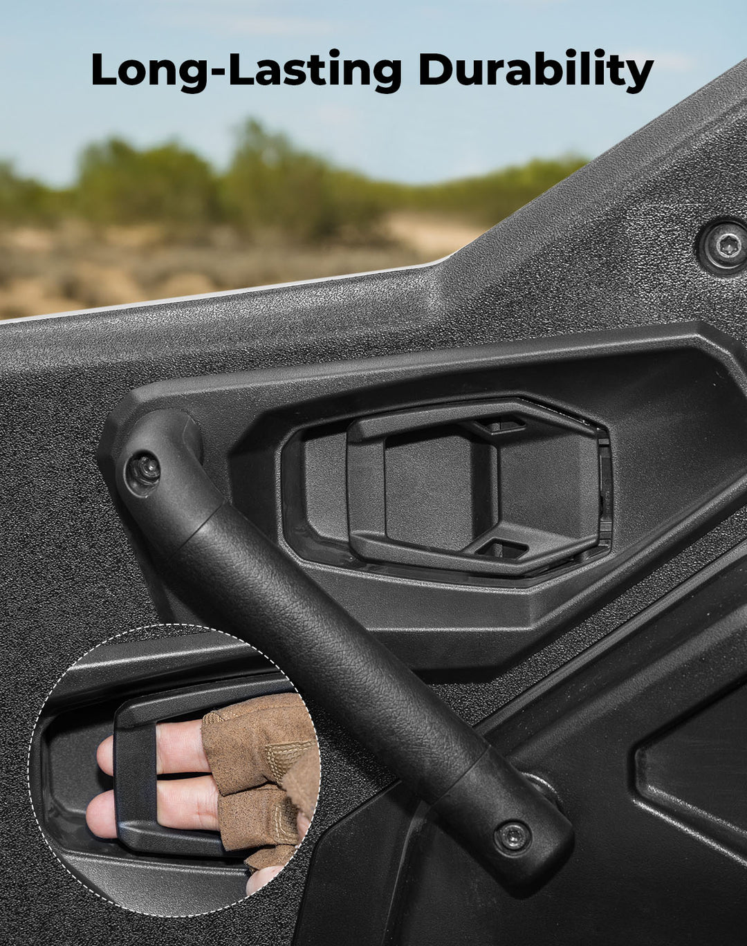 UTV Inside Door Handle Assembly for Polaris General 1000/4 1000 /XP 1000 /XP 4 1000