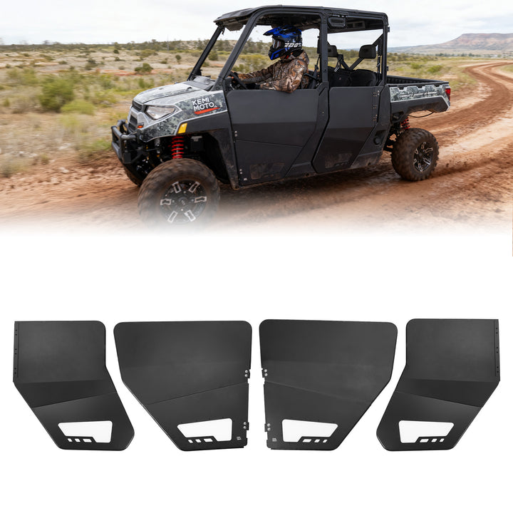 Aluminum Half Doors for Polaris Ranger Crew XP 1000 (2019-2026)