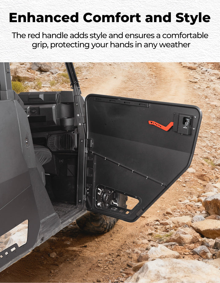 Aluminum Half Doors for Polaris Ranger Crew XP 1000 (2019-2026)