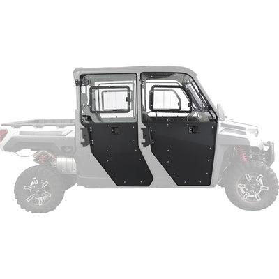 2-in-1 Convertible UTV Doors with Vented Window for Polaris Ranger Crew XP 1000