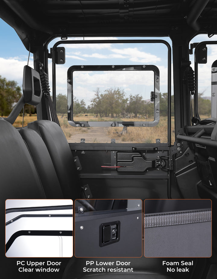2-in-1 Door Combo for Can-Am Defender MAX & HD