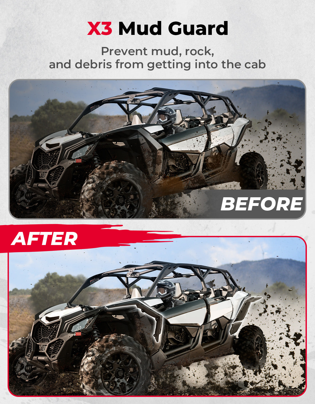 Fender Flares for Can-Am Maverick X3 / X3 Max