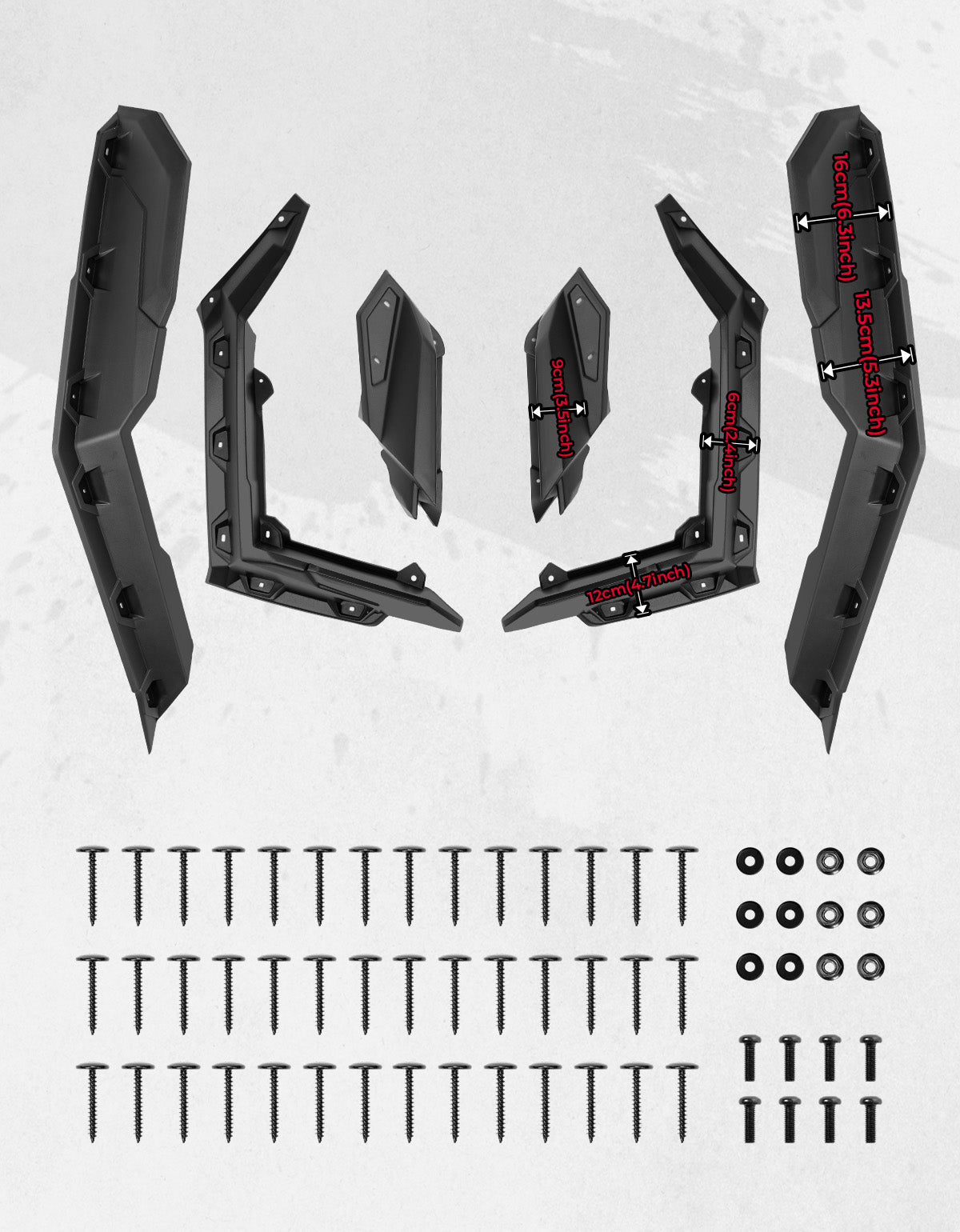Fender Flares for Can-Am Maverick X3 / X3 Max