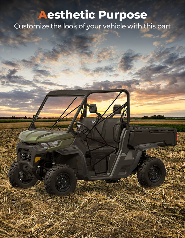 Front and Rear Extended Mud Guards for Can Am Defender