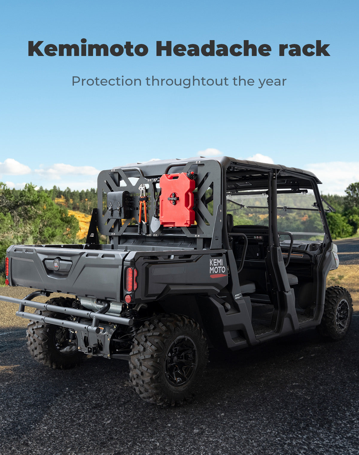Headache Rack Assembly for Can-Am Defender HD5|7|8|9|10