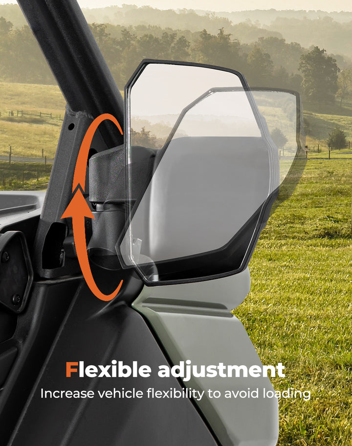 One Pair Side Mirrors for Can Am Defender /  MAX