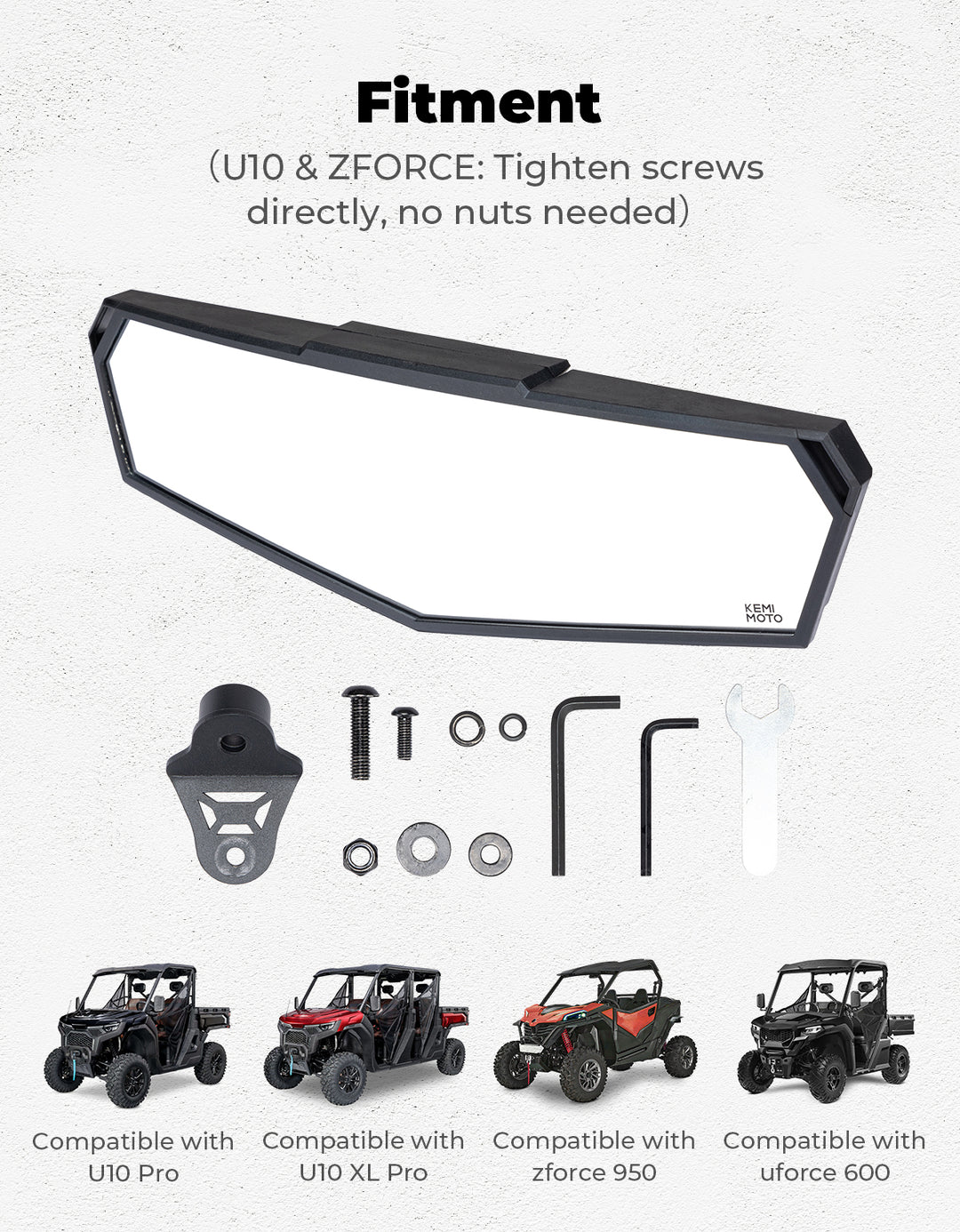Rear View Mirror For CFMOTO UFORCE |ZFORCE