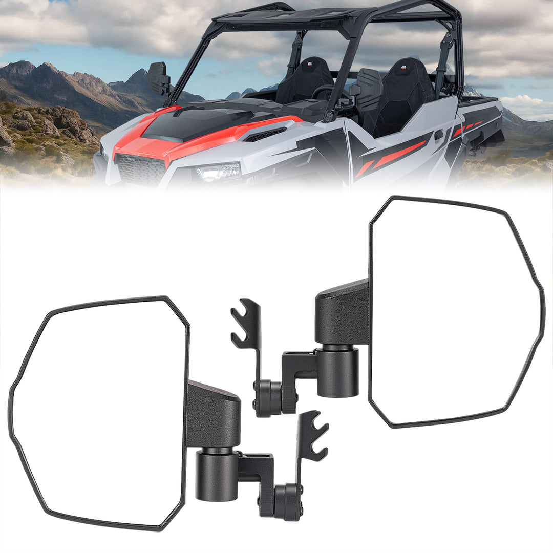 UTV Large Side Mirrors for Polaris General 1000/ XP 1000/4 1000/ XP 4 1000 2016-2025