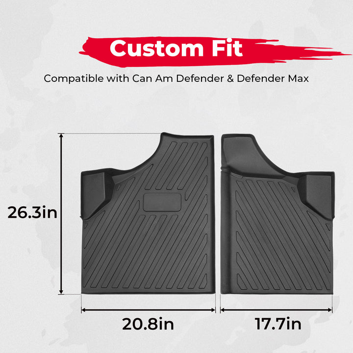 TPE Floor Mats for Can-Am Defender