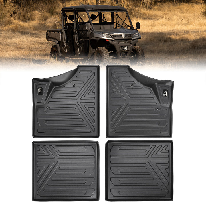 4PCS Anti-Slip Floor Mats for CFMOTO UFORCE 1000XL