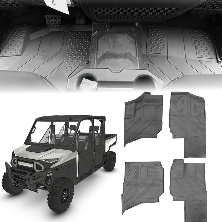 4pcs TPE Floor Mats Anti-Slip Mats for Ranger CREW XD 1500 2024+