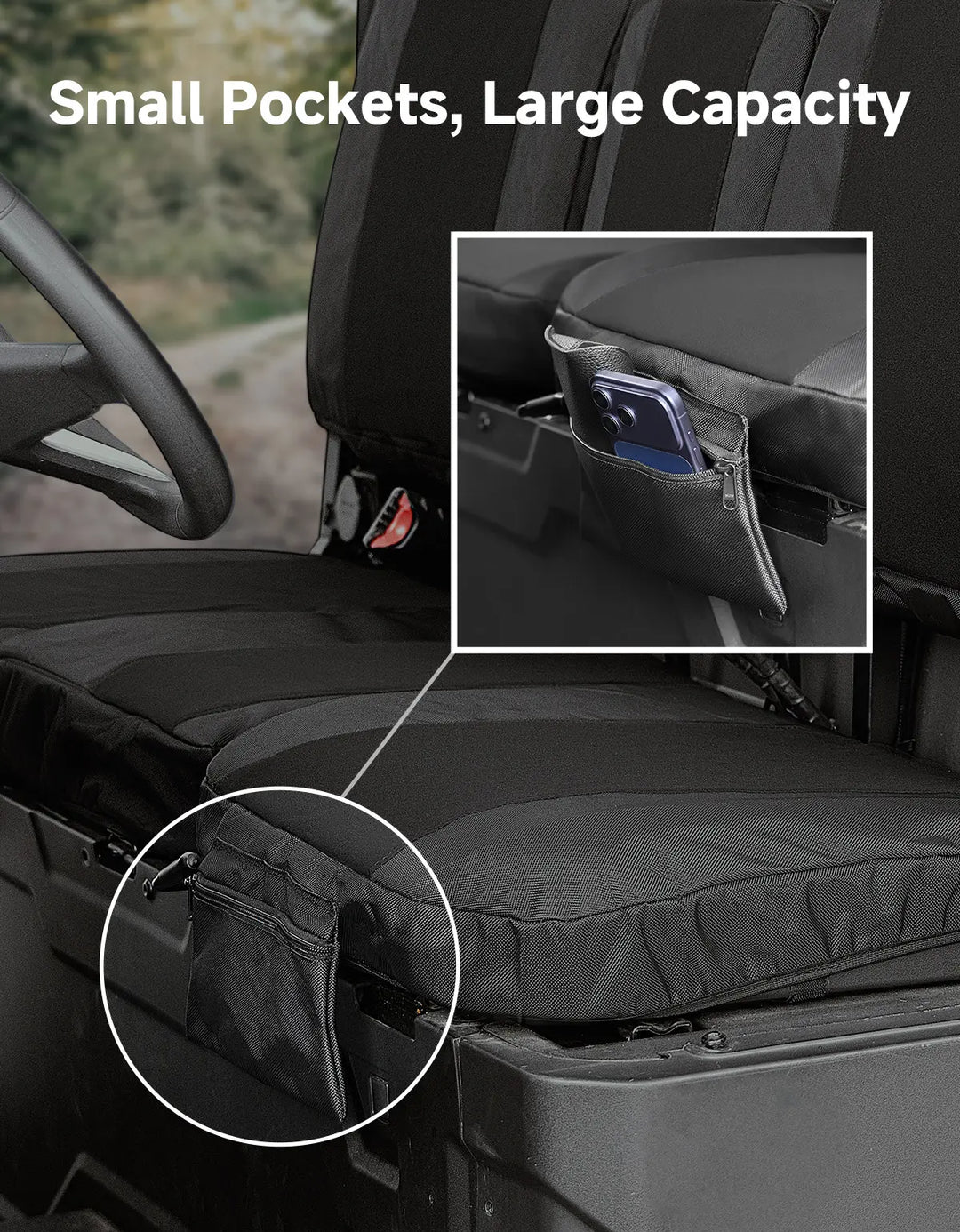 UTV 1680D Seat Covers Set For CFMOTO Uforce 1000XL