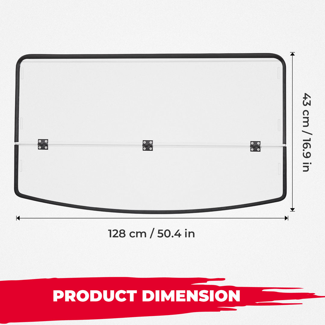 2-IN-1 Flip Up Windshield for Ranger 1000/XP 1000/Crew 2017-2024