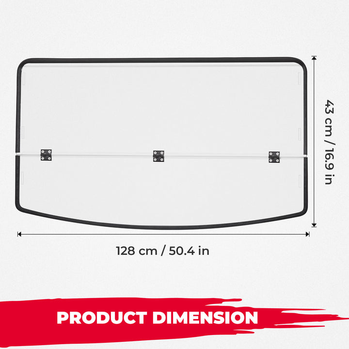 2-IN-1 Flip Up Windshield for Ranger 1000/XP 1000/Crew 2017-2024