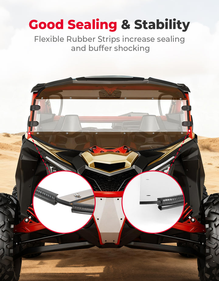 Tinted Full Windshield for Can Am Maverick X3/ MAX