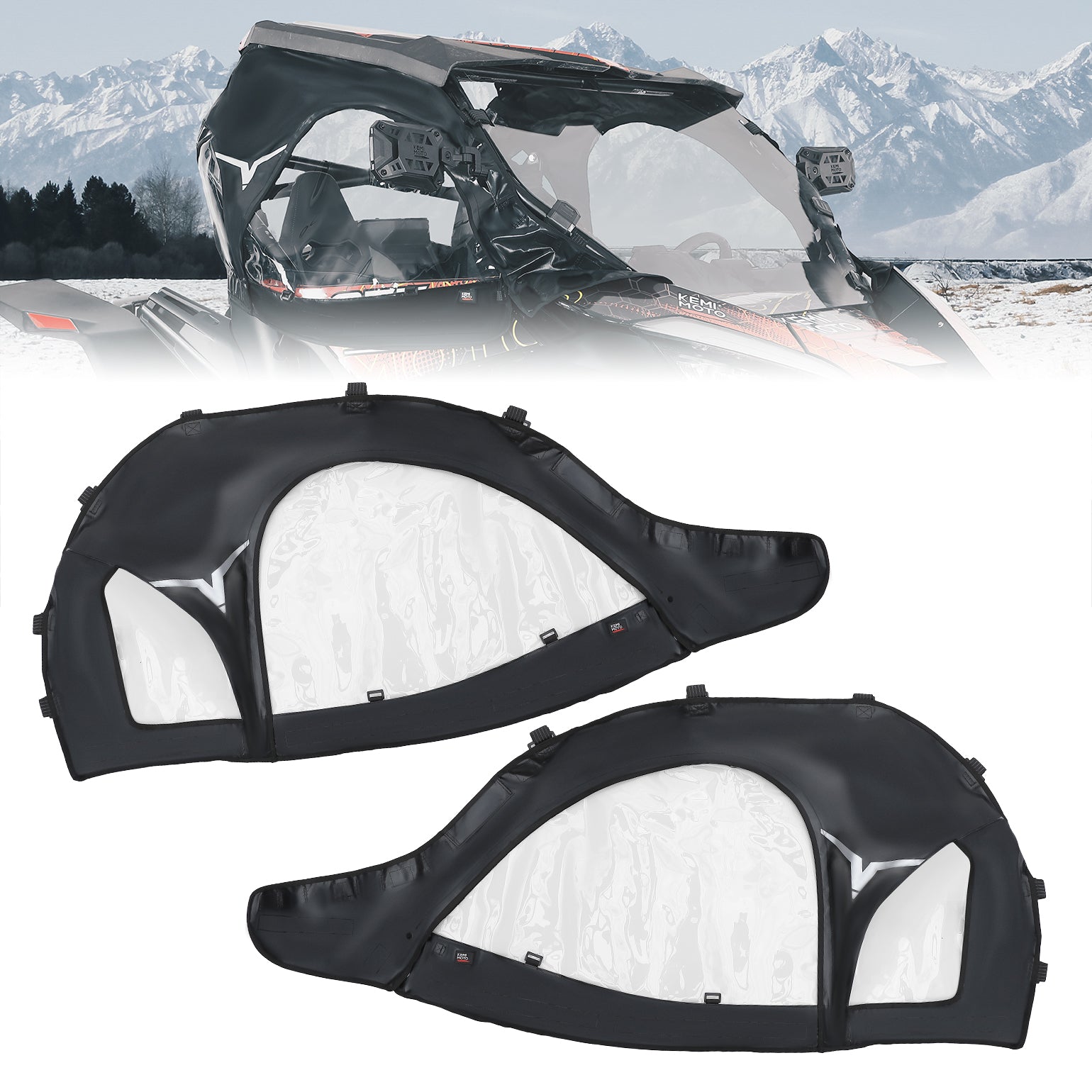 Soft Cab Enclosures Upper Door for CFMOTO ZForce