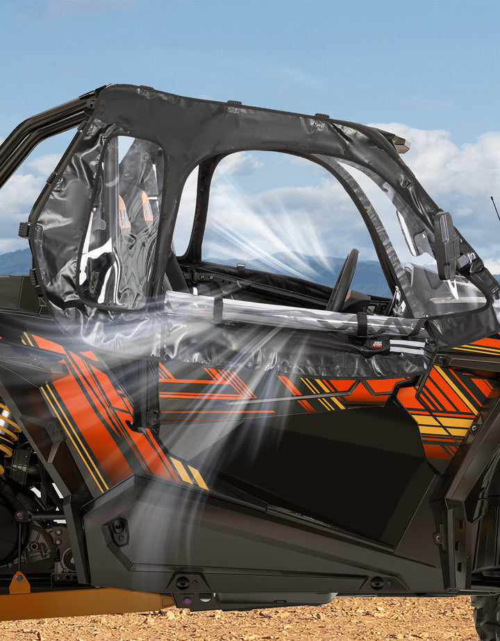 Soft Upper Door Cab Enclosure Set for RZR XP 1000 2014-2023
