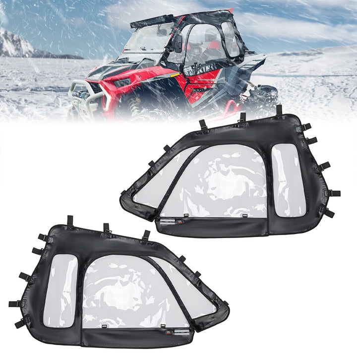 Soft Upper Door Cab Enclosure Set for RZR XP 1000 2014-2023